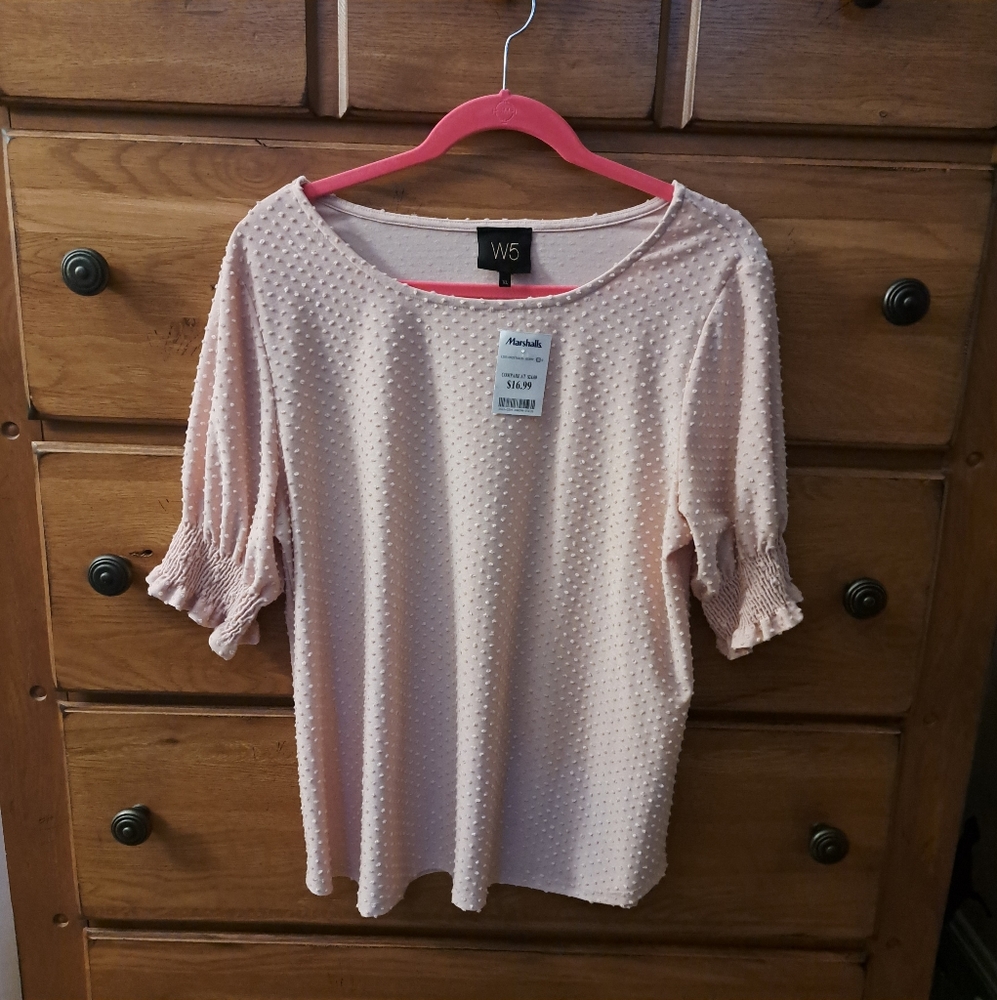Womens Pink Top W5 Size XL
